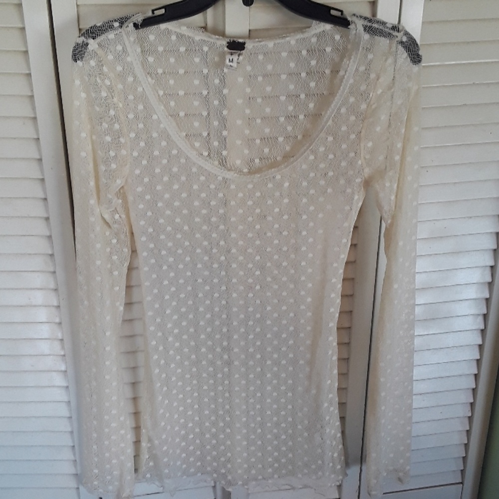 NWOT free people we the free long sleeve top